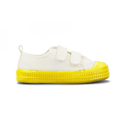 Immagine di S.M.KID VELCRO 10 WHT/823 YELW